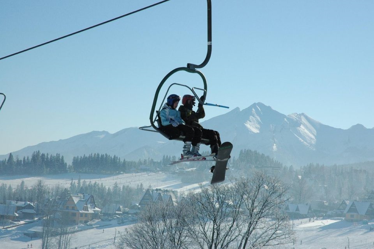 UFO-hiihtokeskus Puolassa, joka sijaitsee Tatravuorilla